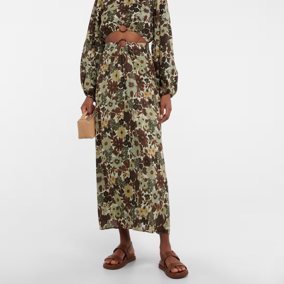 SIR the label Dresses & Skirts - Sir Women's Constantine Ruched Maxi Skirt In Multi